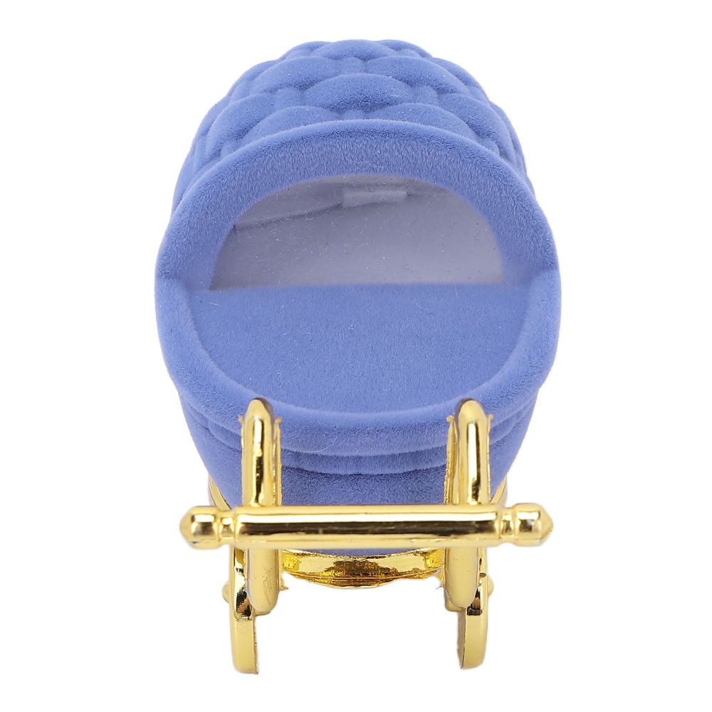 Baby Carriage Shape Jewelry Organizer Box Portable Ring Storage Box Jewelry Gift Case Home Storage