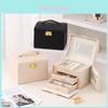 Jewelry Organizer Box With Lock For Rings Necklaces And Bracelets