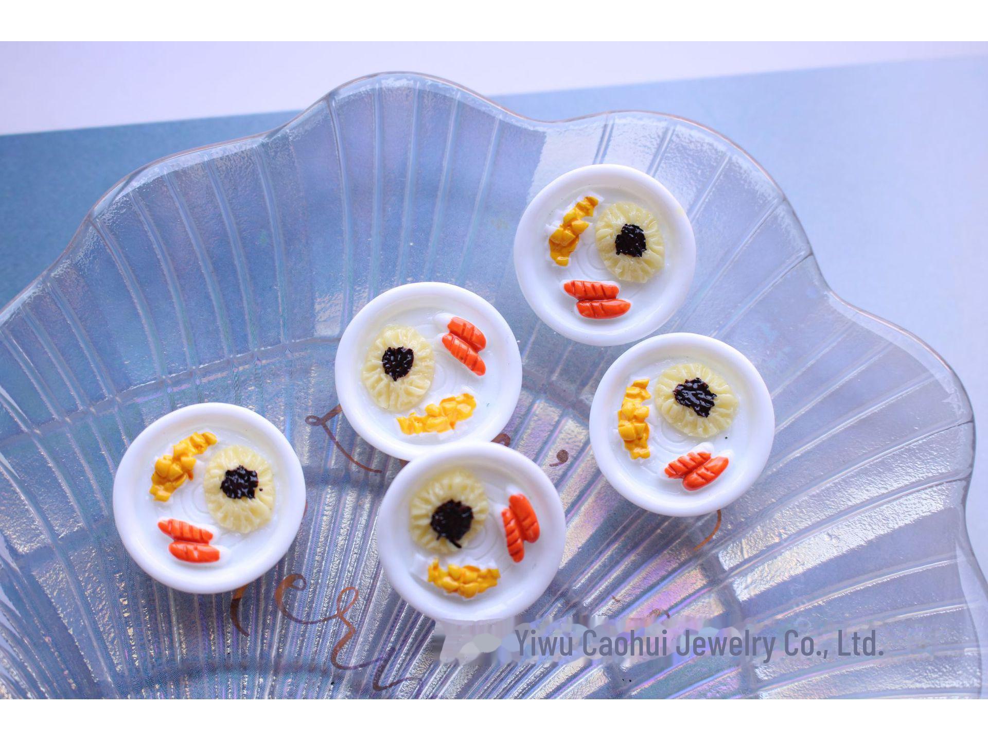 

Міні-прикраси для моделей їжі: Аксесуари для магнітів або брелоків своїми руками - дизайн смаженого яйця