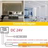 Dimmbare 3-Farben CCT COB LED-Streifenleuchte 24V 8mm 10mm Breite 2700K bis 6500K Farbwechselndes LED-Band Linear Doppelfarbe RA90