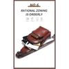 Brand New Men's Bag 100% Leather Fashion Chest Bags Luxury Designer Bag Husband's Crossbody Bag Large Capacity Messenger Bags