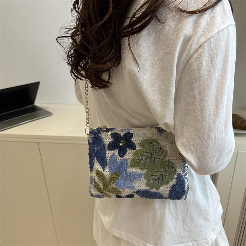 Premium Pailletten-Dinner-Tasche Neue Stickerei Clutch-Tasche Nische Sommer-Tasche Damen Umschlagtasche