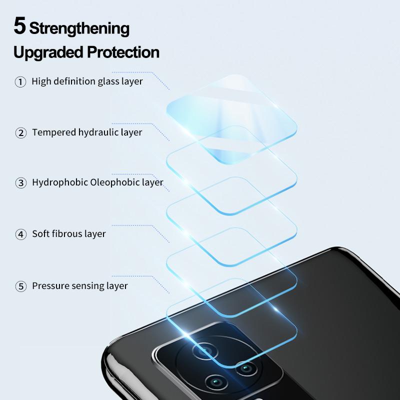 

ENKAY HAT PRINCE For Xiaomi 12T 5G/Redmi K50 Ultra 5G 0.2mm Full Glue Rear Camera Lens Protector 9H High Aluminum-silicon Glass Film Type A