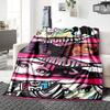 1Pc Monster High Creatures Blanket For Couch Bed Plush Cozy Fuzzy Blanket Super Soft Warm Blankets For Fall And Winter 091829