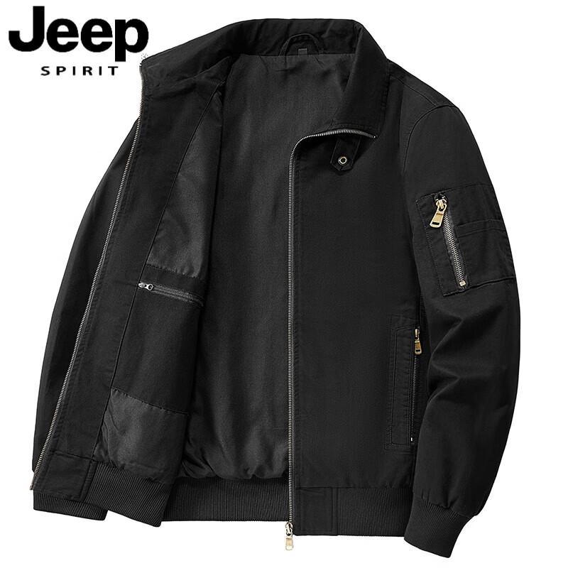 JEEP SPIRIT Men's Cotton Lapel Jacket
