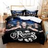 Lauri Ylönen Band Art Printed Bedding Kit 3PCS Duvet Cover & 2 Pillow Covers Breathable Fabric Rock Lover Bedroom Ornament