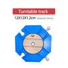 Eight-Way Turntable Track Accessories Wooden Train Childrens Track Toys Plastic Compatible Wooden Boy Toys Gifts X7