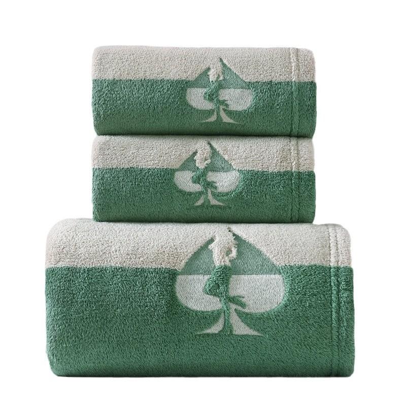 1  PC Coral Velvet Towel Bath Towel Set of High-end Thickened Water Absorption Is Not Easy To Lose Hair Fast Drying Bath Towel Towel