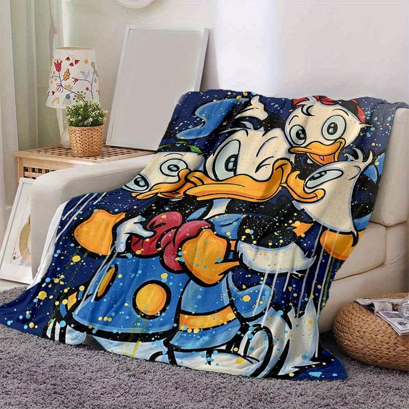 

1pc Disney Duck Family Throw Blanket Home Decor, Couch Cover, Outdoor, Gift, Flannel Blanket Perfect for Bedroom, Living Room, Travel 80cmx120cm