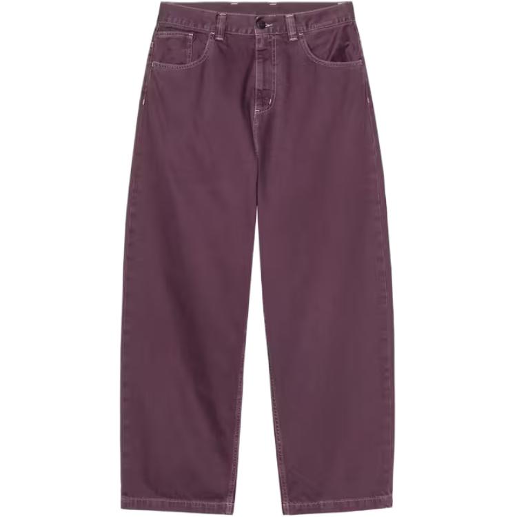 Carhartt WIP Brandon Pant Loose Straight Leg Zipper Comfortable Simple Casual Pants Men Pants I034809-3J1-4J