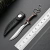 NEW Mini Stainless Steel EDC Knife Portable Outdoor Camping Unboxing Keychain Knife with Leather Case Holiday Gift