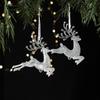 DIY Transparent Icicle Ornaments Acrylic Xmas Tree Ornaments  Merry Christmas Decor