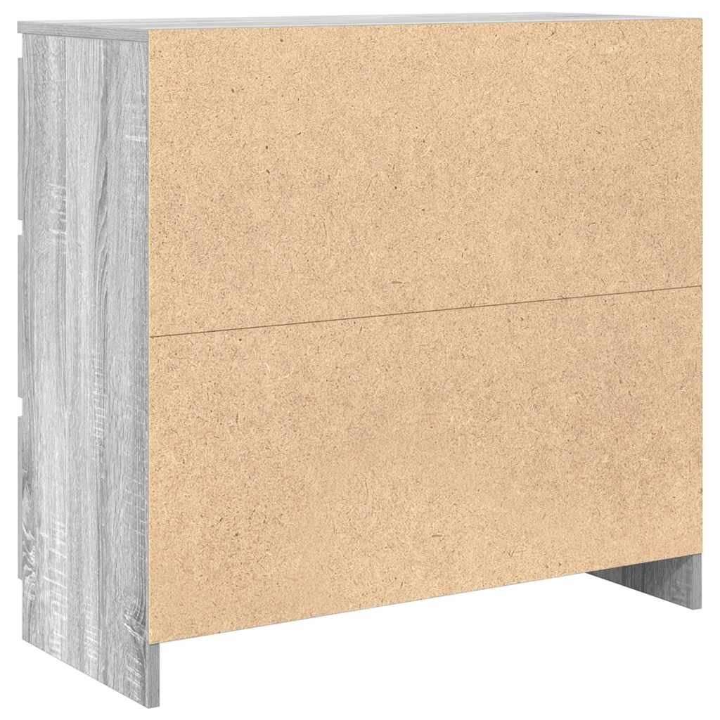 Sideboard Gray Sonoma 80x35x76 cm Particleboard