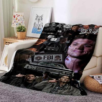 1 stuks Supernatural 25 Deken Zacht Warm Plaid voor Huis, Kantoor, Reizen Alle Seizoenen Gezellig Beddengoed Cadeau, Kantoor Gezellig Accessoire