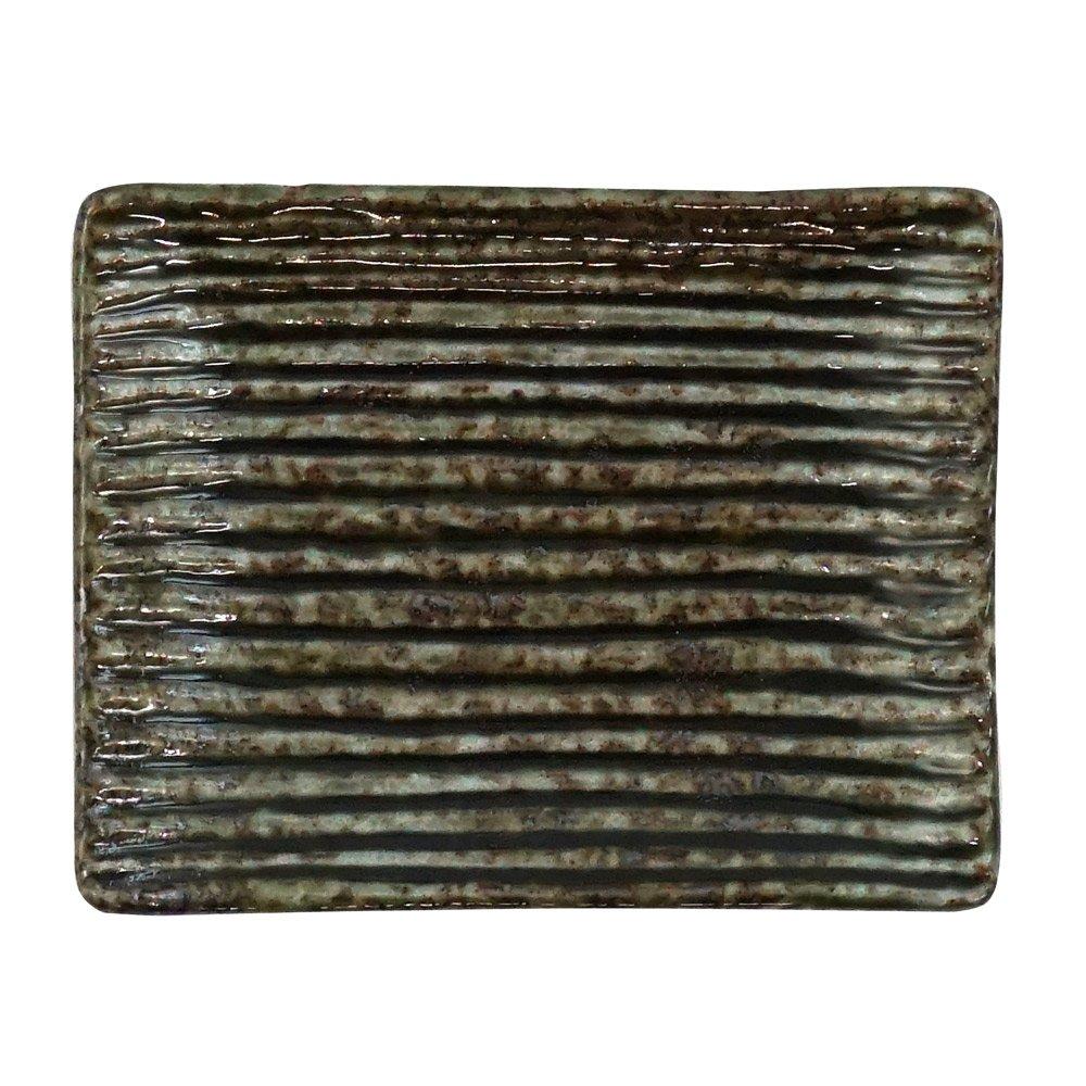 

Минору Поттери Легкие Маленькие Тарелки Шиноги, Узор Орибе, Набор из 2 штук, 009-729594