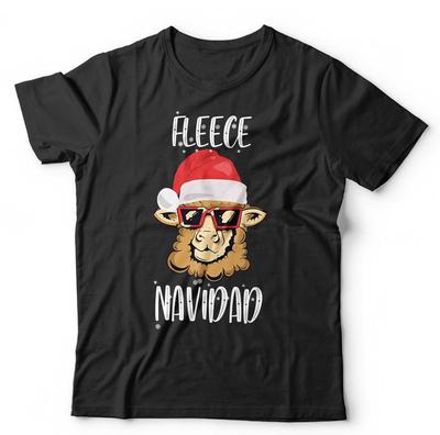 Christmas Fleece Navidad T Shirt Unisex and Kids Funny Alpaca Llama Camel Holiday