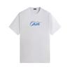 | Kith Cursive Logo Tee | White | Men's Size L | FW23 Unisex T-Shirt