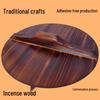 Handmade Carbonized Solid Fir Wood Pot Lid