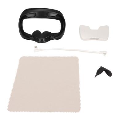 Aktivní cirkulace vzduchu Obličejové rozhraní pro Oculus Quest 2 Náhrada silikonového obličejového krytu podložky PU