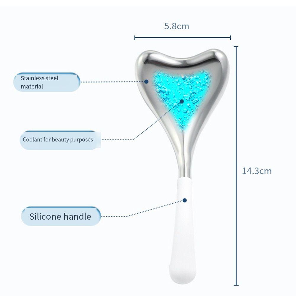 Freeze Fishtail Ice Globes Puffiness Anti Wrinkles Facial Globes Roller Eyes Stainless Steel Cooling Roller Ball Beauty