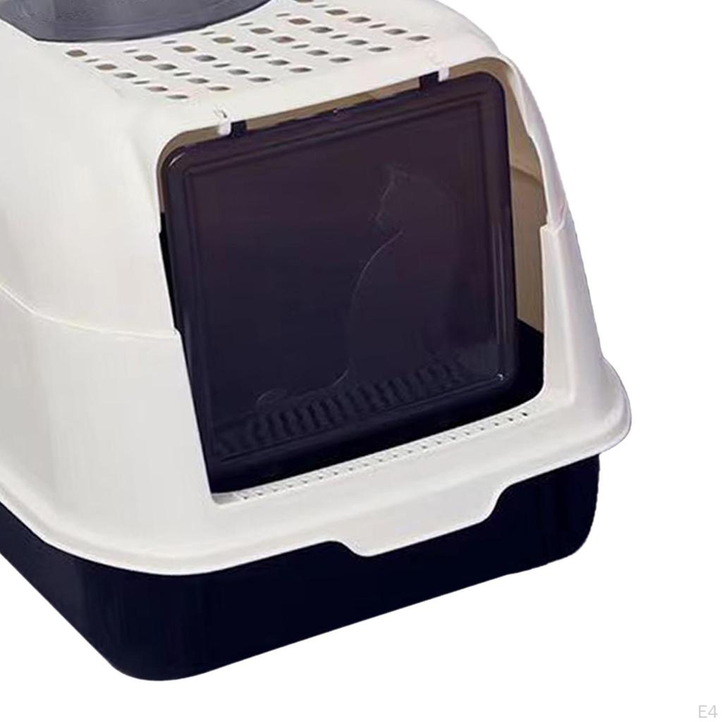 Cat Litter Tray for Kittens with Detachable Pan Indoor Use