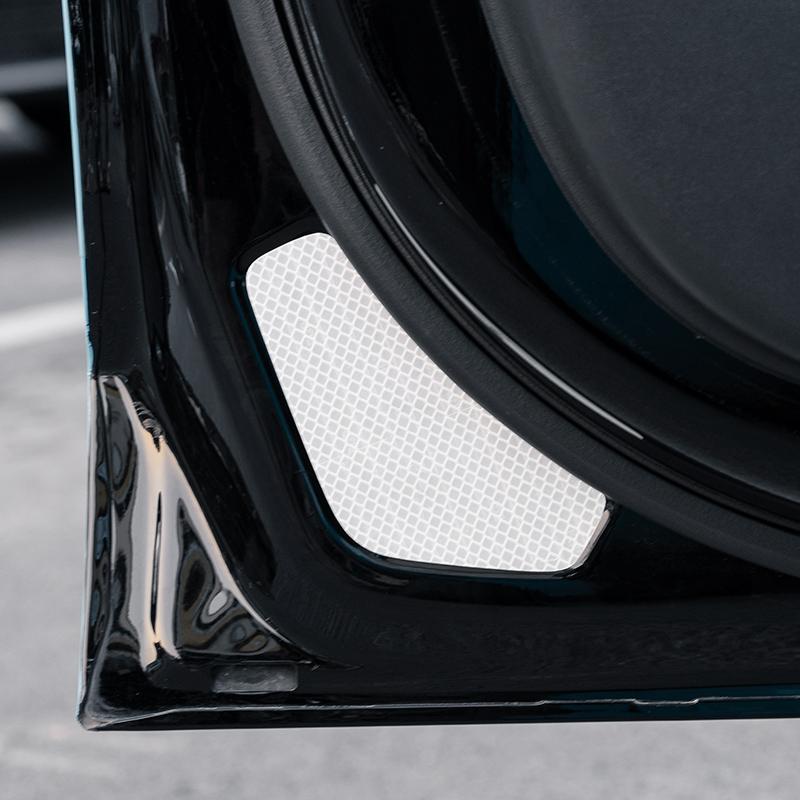 For Tesla Model 3/model Y Car Door Reflective Sticker Night Safety Reflective Stickers Car Interior