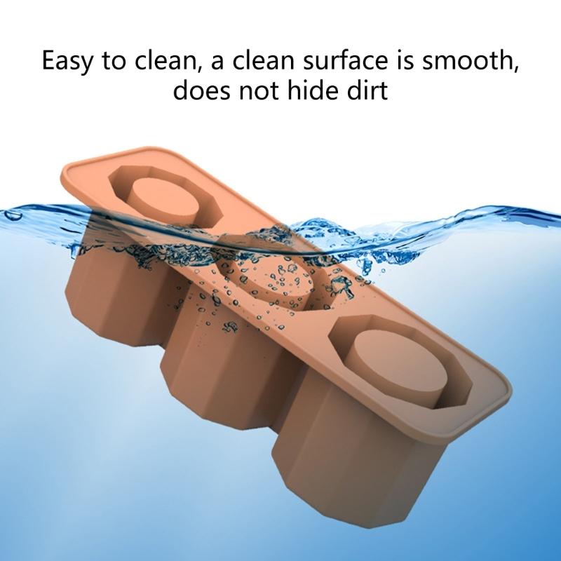 Easy to Clean Ice Sleeve Convenient Ice Cube Tray for Chill Beverages Hollow Cylinders Ice Lattices Molds Kitchenwares