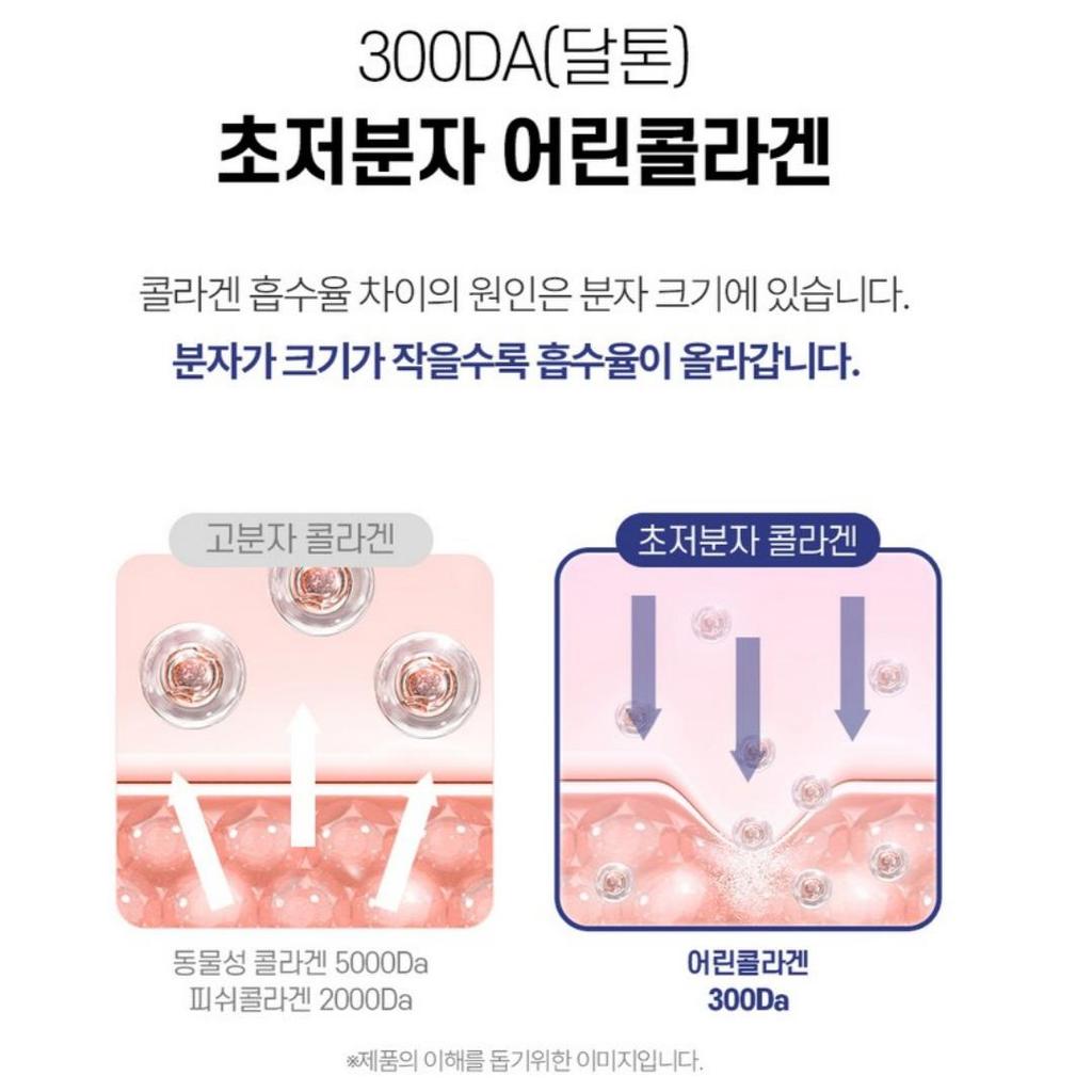 [Dongkook] 300 DA Collagène Probiotiques Vitamine C 2g x 30 sticks / Saveur pêche