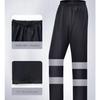 Reflektierende Regenhose mit hoher Sichtbarkeit für Verkehrs- und Patrouillensicherheit