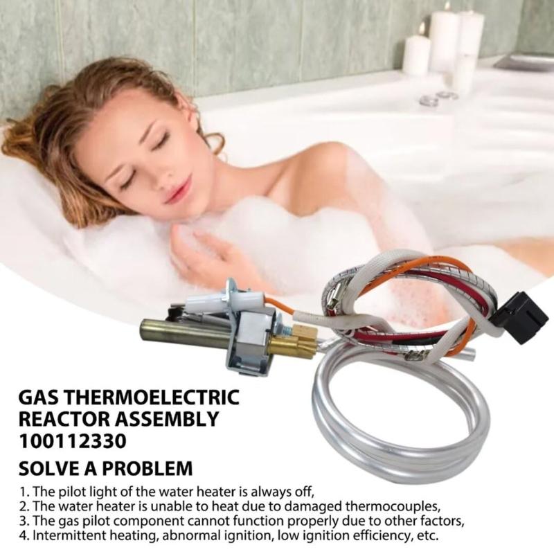 High Performances Gas Water Heater Pilots Assembly Replacement Set Portable Heater Component for Various Gas Systems
