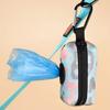 MIDEPET Soft Mesh Design Custom Pattern Print Accept Doggy Zipper Pouch with Carabiner Clip Dog Poop Bag Holder for Leash