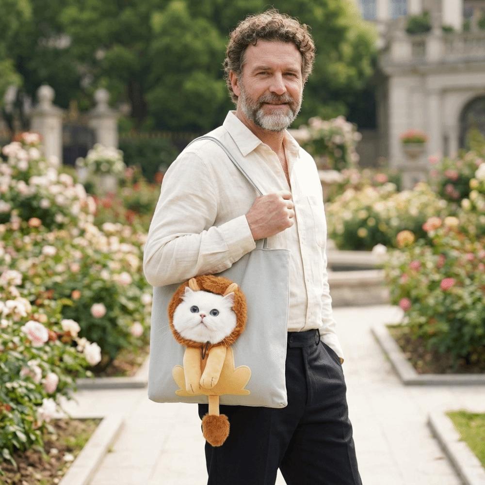 Front Opening Cat Travel Backpack Breathable Crossbody Carrying Bag New Dog Outing Bag Outdoor