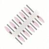 10pc/Set Ceramic Milling Cutter Nail Drill Bits Burr Gel Polish Remove Tools Cuticle Electric Manicure Files Kit Accessories