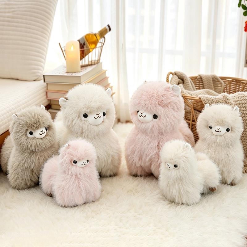 Grass Mud Horse Long Hair Alpaca Pillow Doll Plush Toy Sheep Doll Gift For Boys And Girls