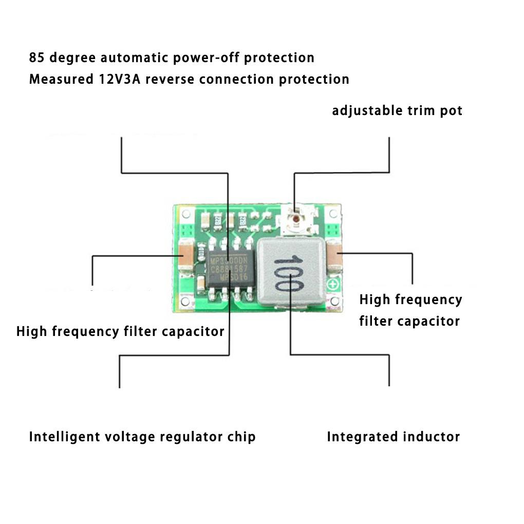 Airplane Module Buck Converter Compact Size Space Saving Replaced Part Stable Performance Professional Down Modules