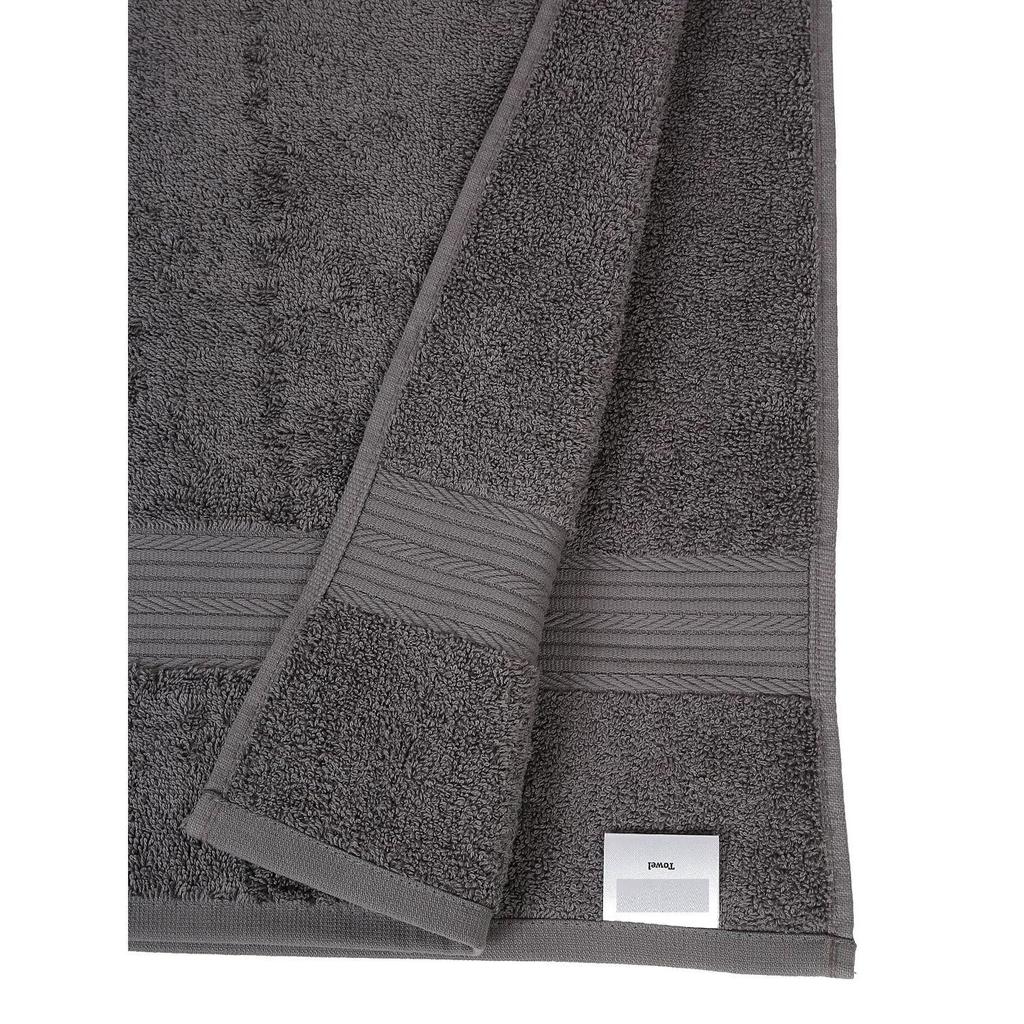 Cotton Bath Towel | 500 GSM | Fade Resistant | Dark Grey