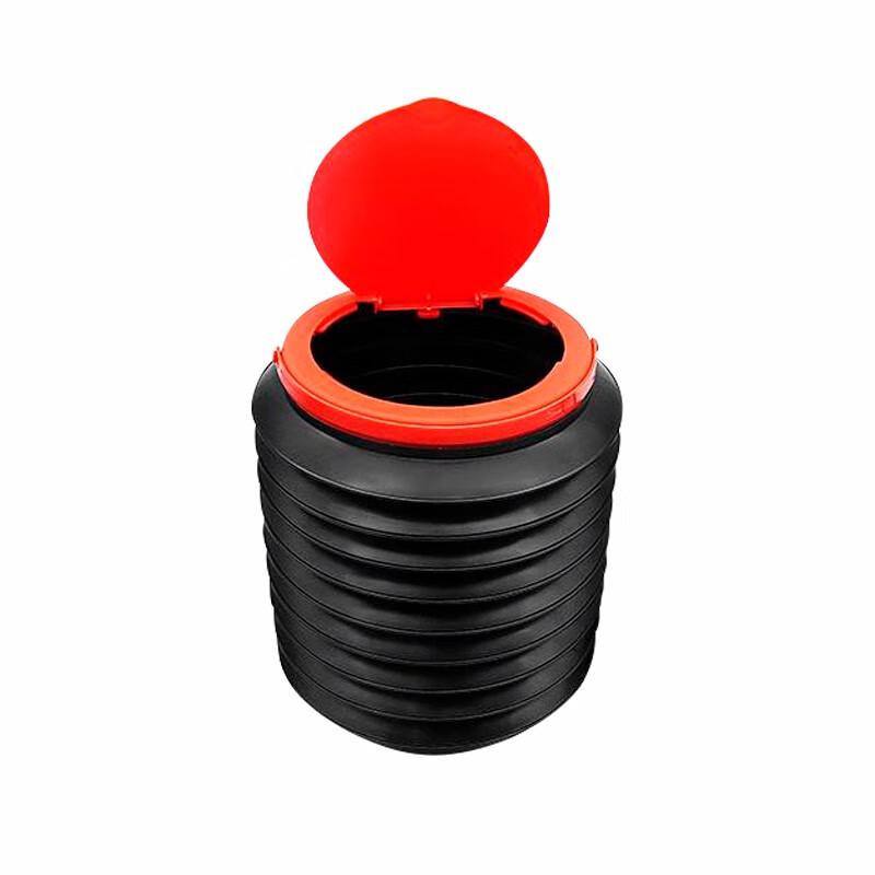 Foldable Multi-functional Car Trash Can Storage Bucket 4L