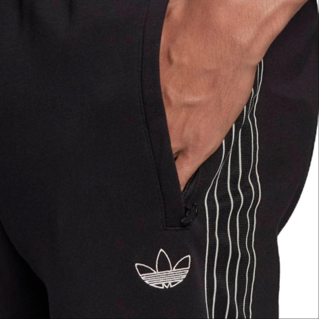 adidas originals Sprt Sweatpants Casual Sports Knit Bundle Feet Long Pants Black Men's GN2426