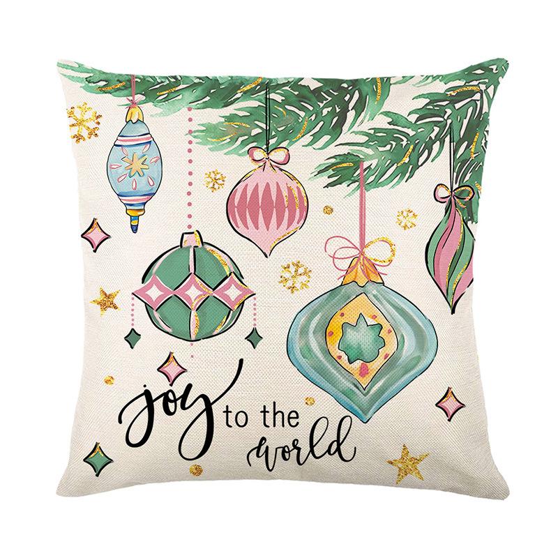 

Christmas Decoration Pillow Cover Home Living Room Sofa Cushion Cover Nordic Style Pillow 45 * 45Cm (without pillow core)