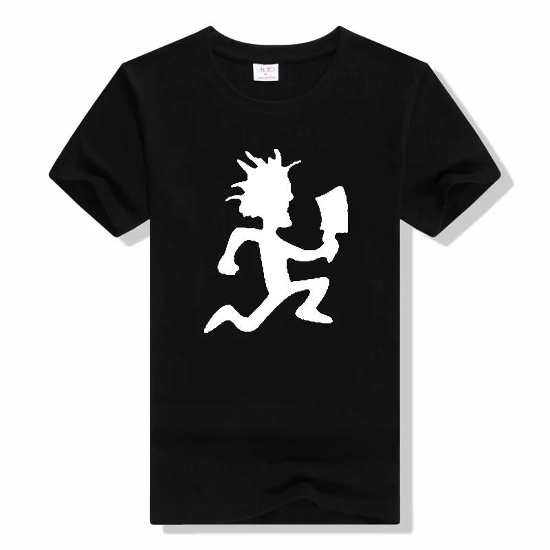 

Insane Clown Posse t shitr Red Hatchetman Hip Hop Logo T-shirt Cotton Short Sleeve top tees fashion o-neck t shirt XL