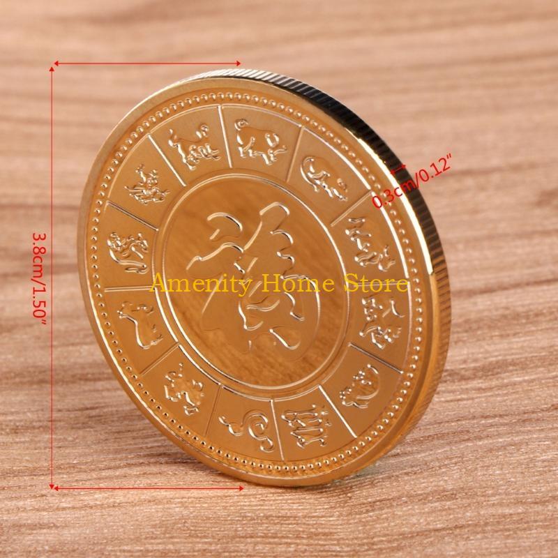 F26C 2018 Dog New Year Commemorative Coin Gift Souvenir Decoration Golden Silver Puppy