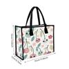 Cute Cartoon Cherry Printed Tote Bag for Daily Casual Shopping Portable Lightweight Women Handbag