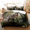 Dinosaur World 3PCS Bedding Set Duvet Cover And Two Pillowcases Microfiber 3D Digital Printed Cartoon Bed Linens Home Decor