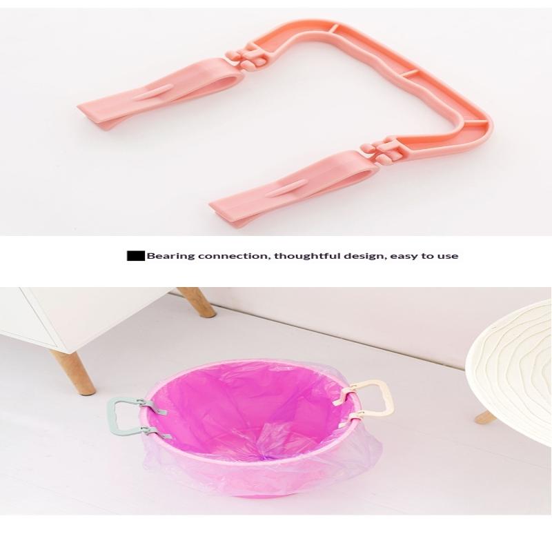 2Pcs Garbage Bag Storage Fixing Clip, Household Creative Anti-Skid Clip, Buckle Bucket Edge Clip, Card Holder, Rubbish