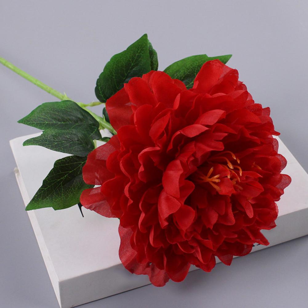 Simulated Peony Single Large Peony Fake Flower Home Decoration Fake Flower Arrangement Wedding Row Modeling Decoration Flowers