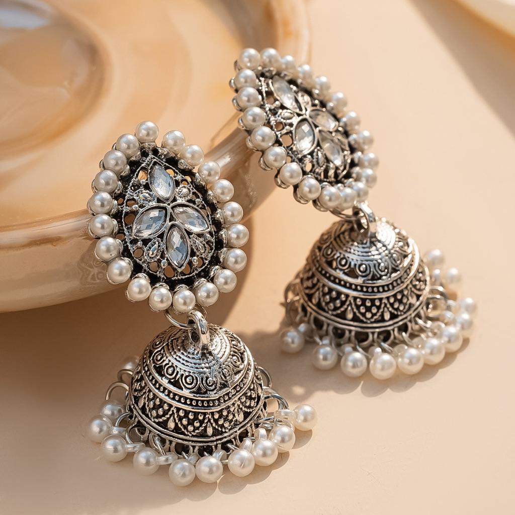 Carved Style, Light Luxury Style, Ethnic Style, Foreign Trade Earrings