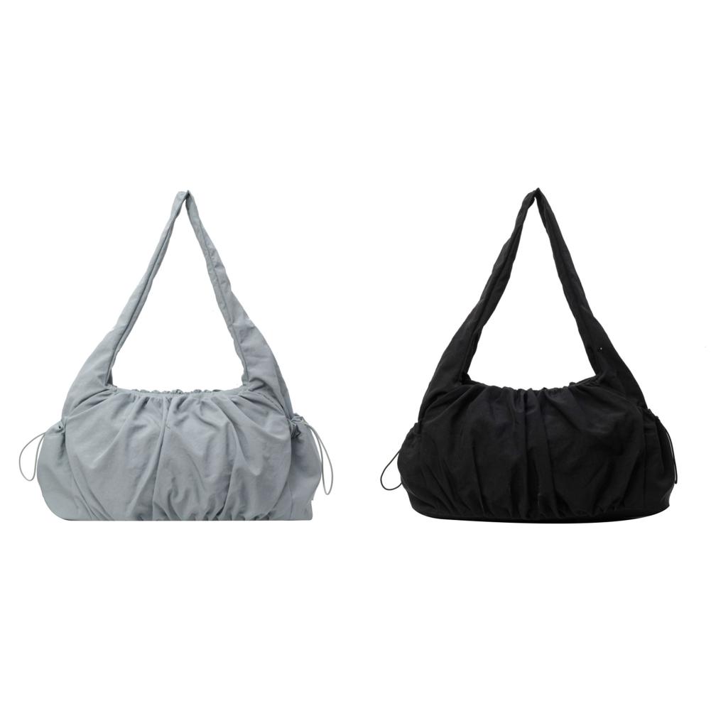 

AU Женская шикарная сумка-хобо с плиссированной сумкой на плечо для путешествий на открытом воздухе (синий)