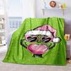 Christmas Gift Comedy Movie How the Grinch Stole Christmas blanket home warming, four season bed decoration sofa cover flannel throwing blanket K10