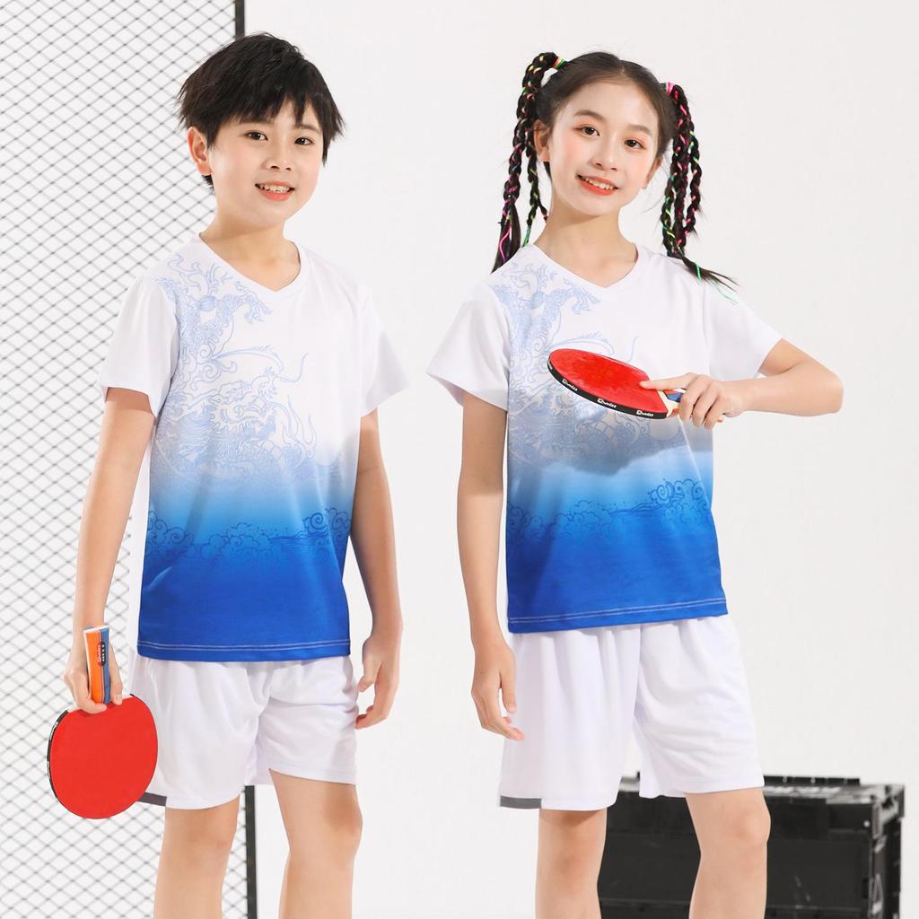 Unisex Quick-Drying Table Tennis & Badminton Training Shirt