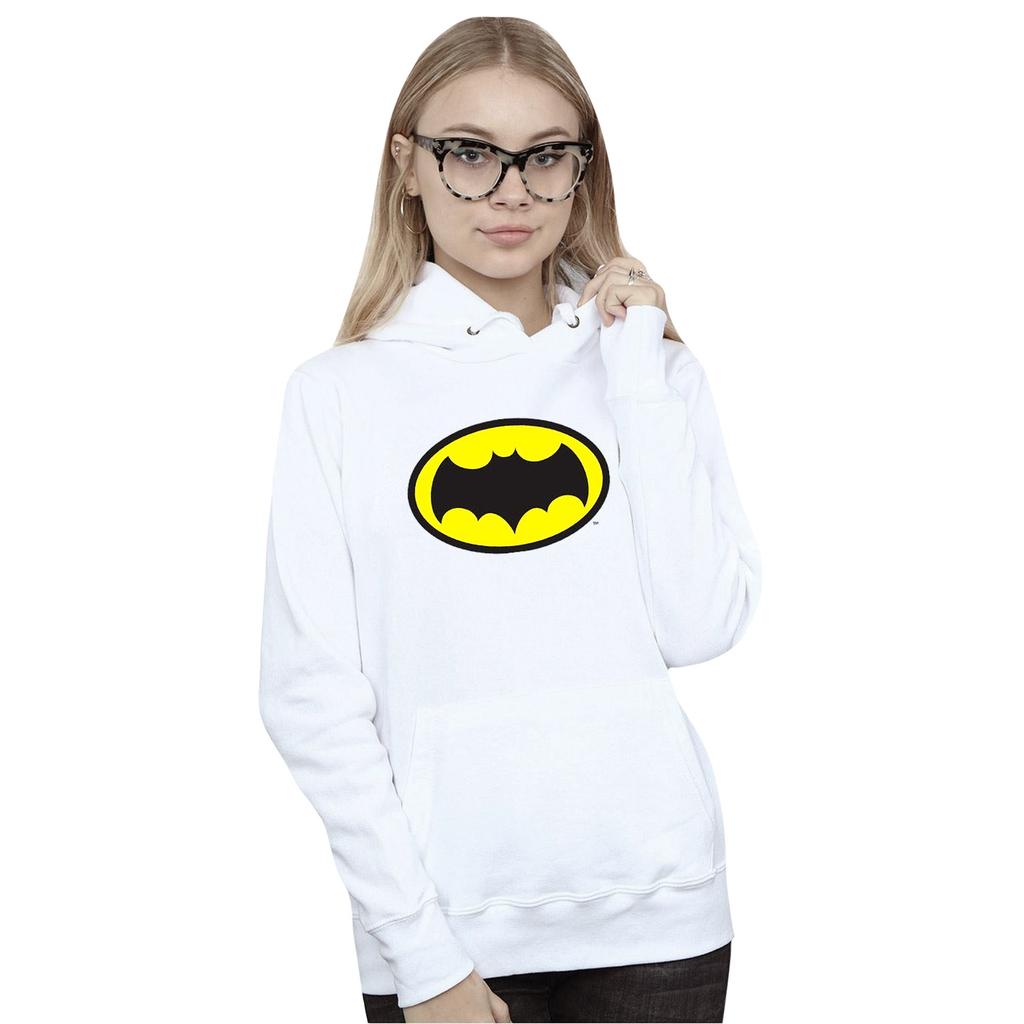DC Comics Womens/Ladies Batman TV Series Logo Hoodie